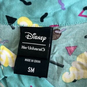 Disney Teal Short Sleeve Shirt